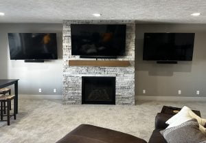 mounting a tv over a fireplace